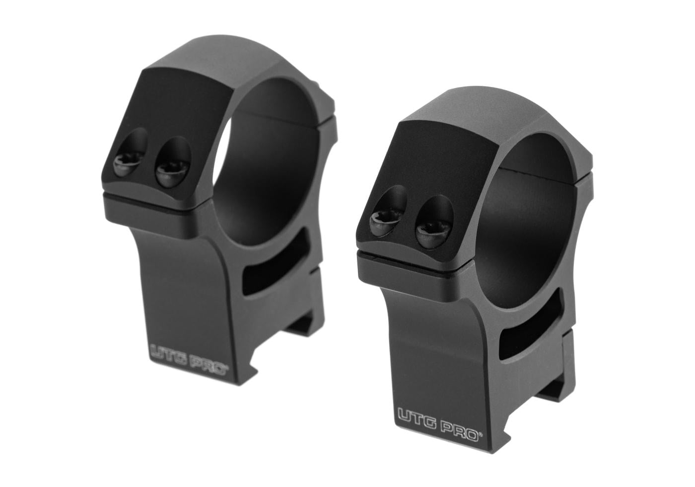 Leapers PRO 34mm High Profile P.O.I. Picatinny Scope Mount Rings Black