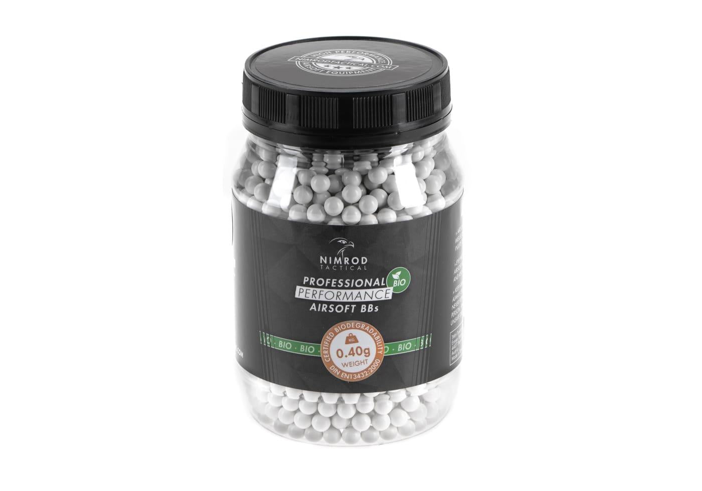 Nimrod 0.40g Bio BB Professional Performance 2000rds White