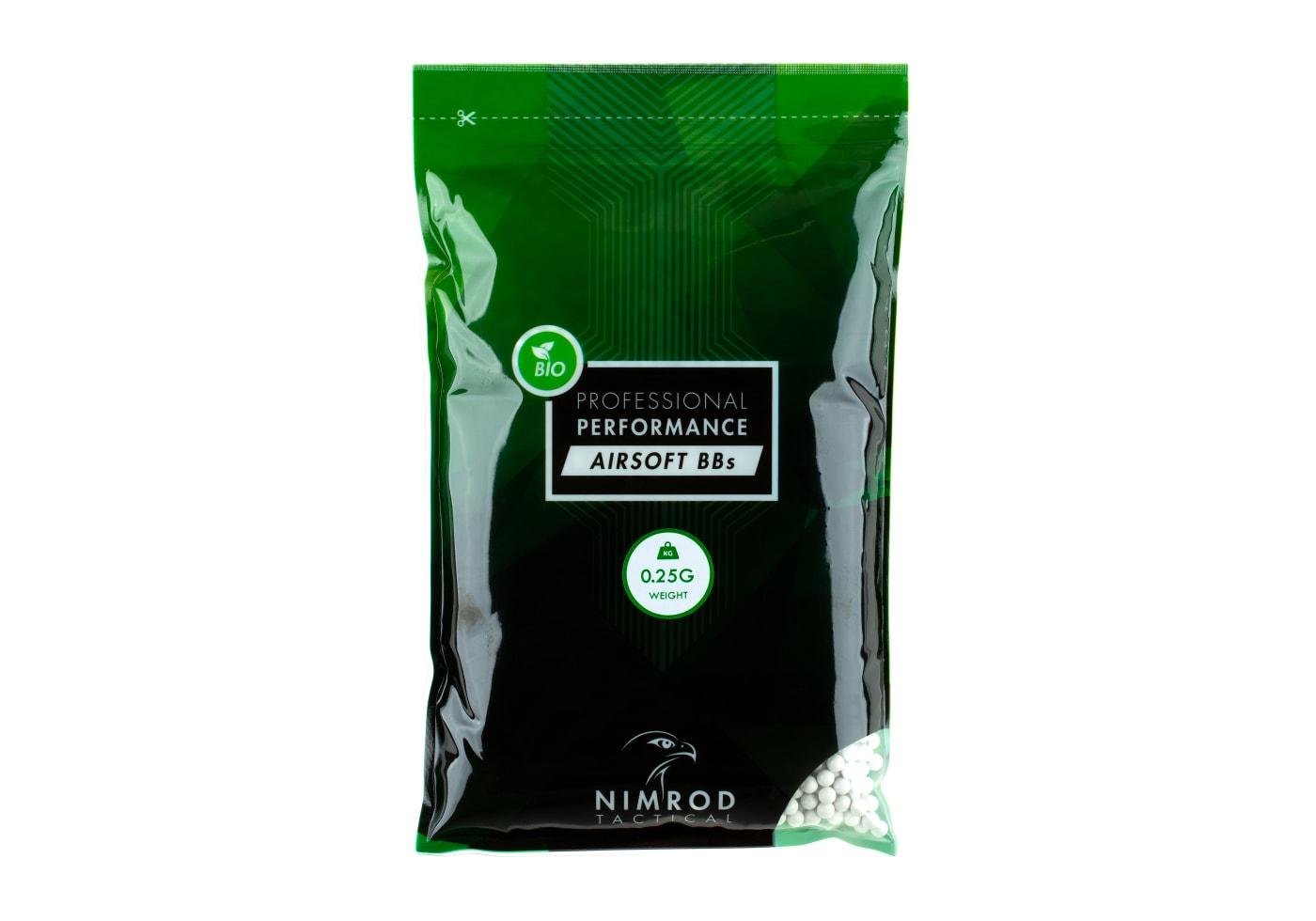 Nimrod 0.25g Bio BB Professional Performance 4000rds White