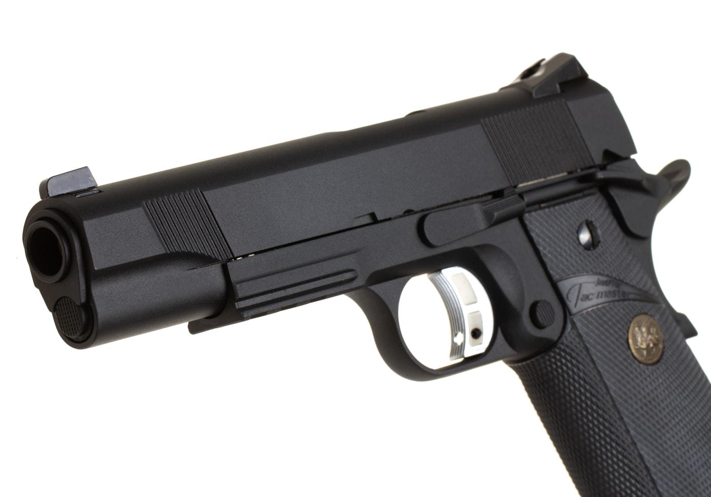 KJW M1911 MEU Full Metal GBB Pistol Black