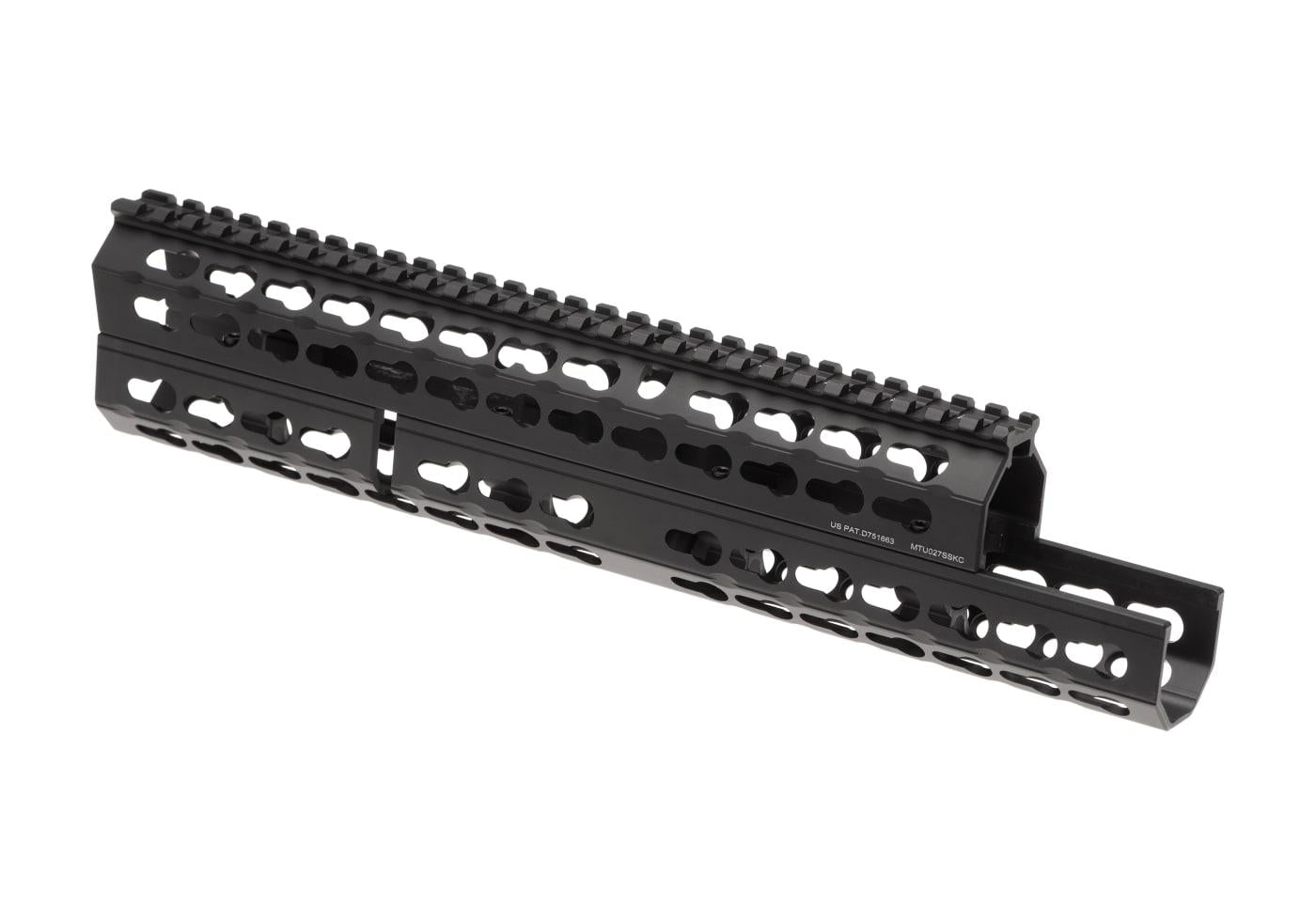 Leapers AK 13.5 Inch Super Slim Keymod Handguard CN Black
