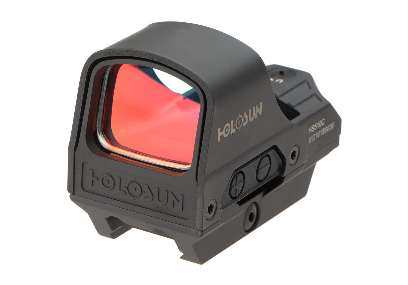 Holosun HS510C Solar Red Circle Dot Sight Combo with HM3X Black