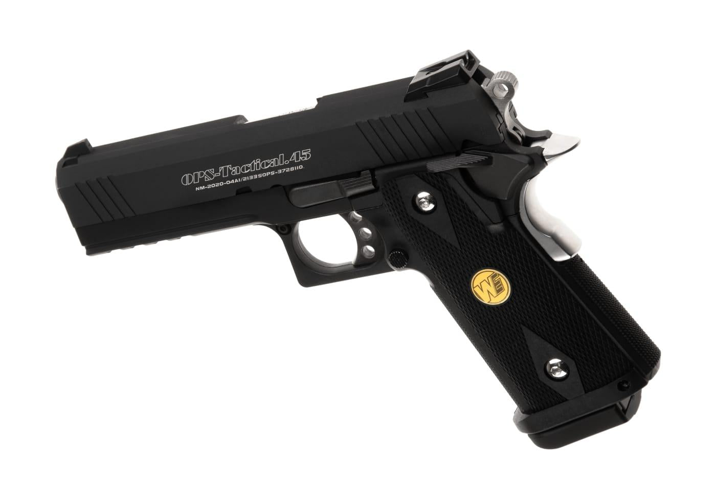 WE Hi-Capa 4.3 OPS Full Metal GBB Black