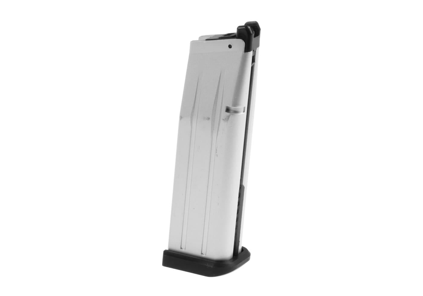 WE Magazine Hi-Capa 4.3 and 5.1 GBB 28rds Silver
