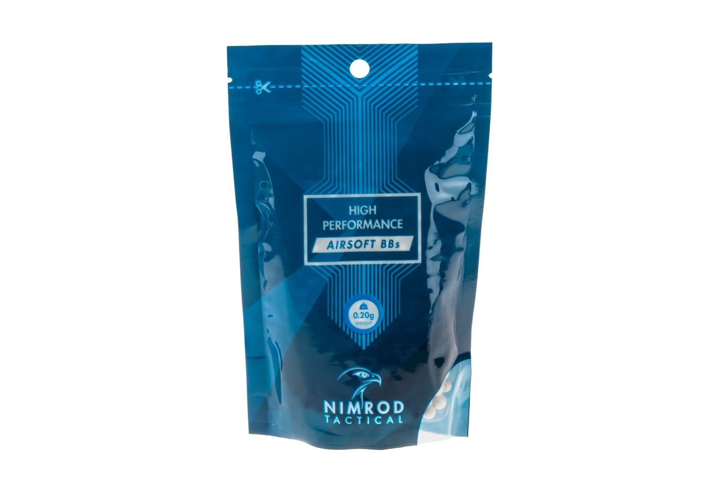 Nimrod 0.20g BB High Performance 1000rds White