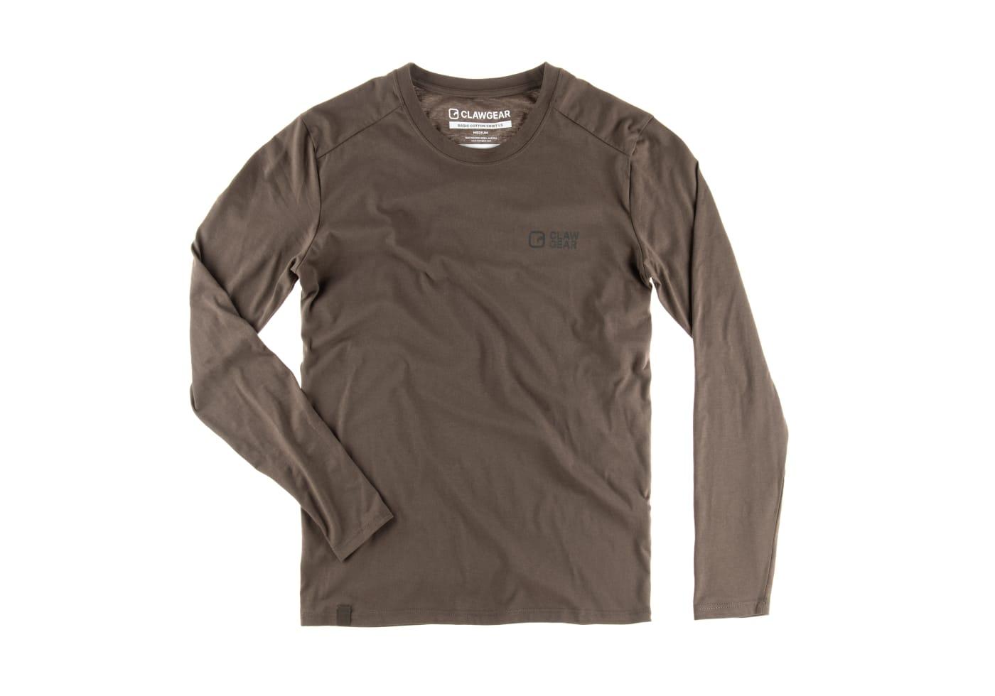 Clawgear Basic Tee Long Sleeve Stonegrey Olive