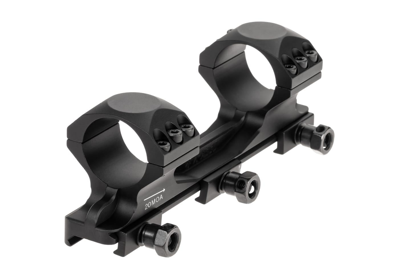 Vector Optics 30mm X-Accu One Piece 20 MOA Med Picatinny Mount Black