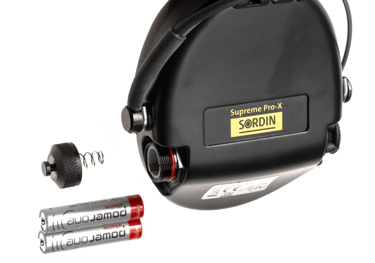 Sordin Supreme Pro-X Leather Black