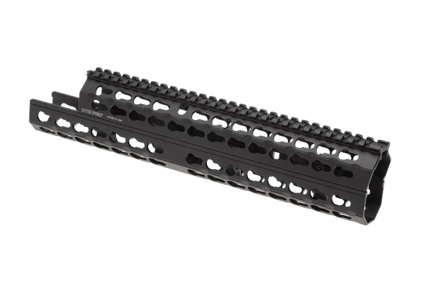 Leapers AK 13.5 Inch Super Slim Keymod Handguard CN Black