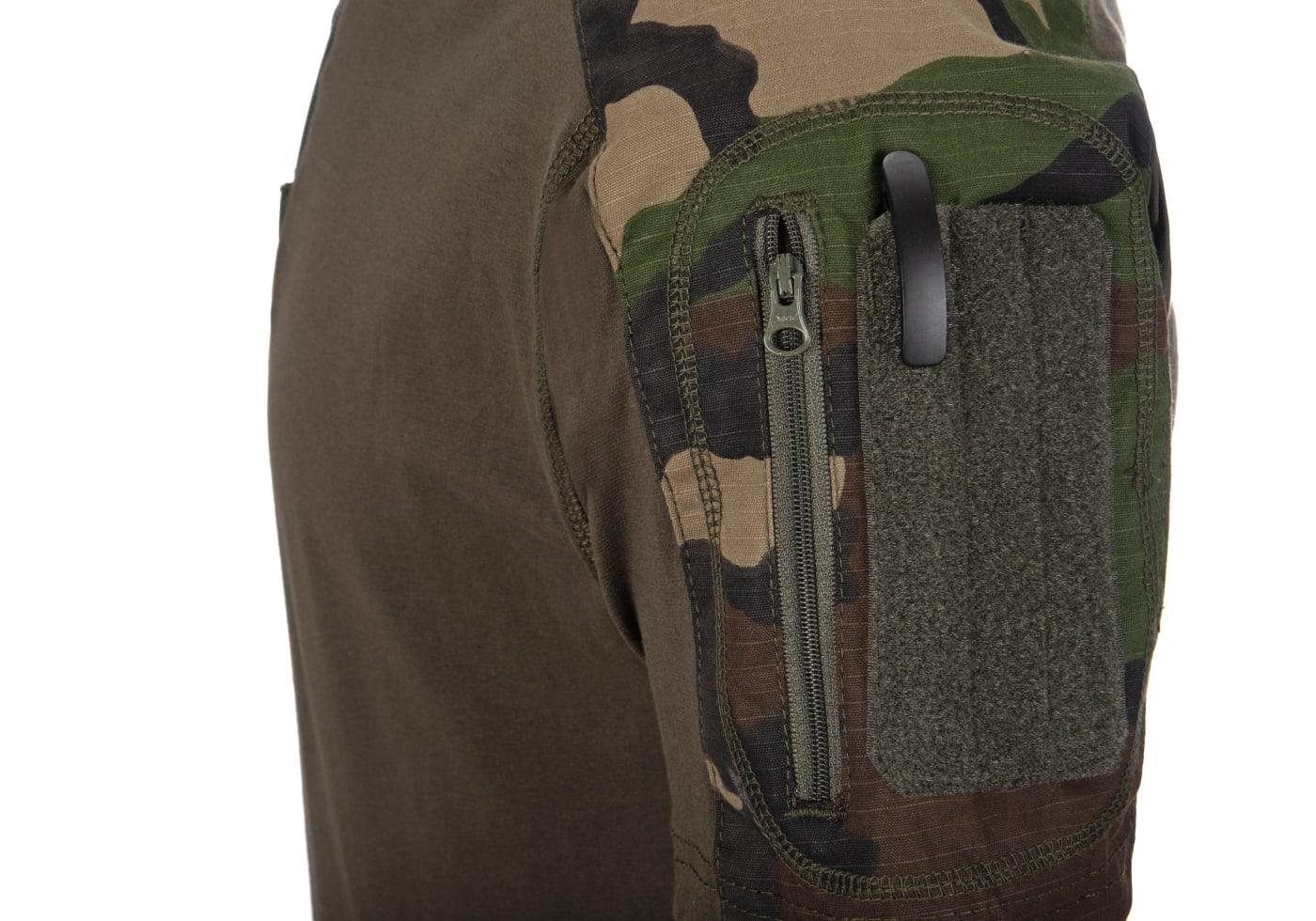 Invader Gear Combat Shirt Short Sleeve Woodland
