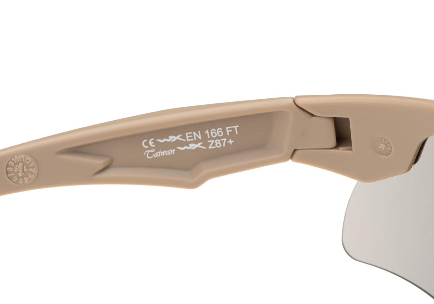 Wiley X WX Rogue Comm Smoke / Clear / Rust Tan