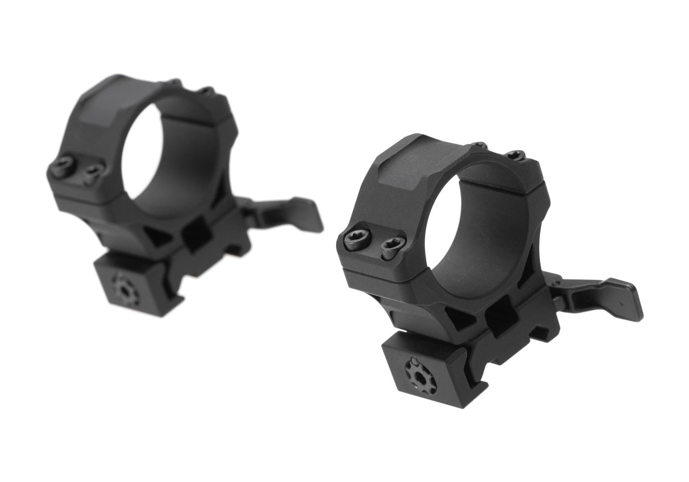 Leapers Accu-Sync QR 30mm Medium Profile Scope Mount Rings Black