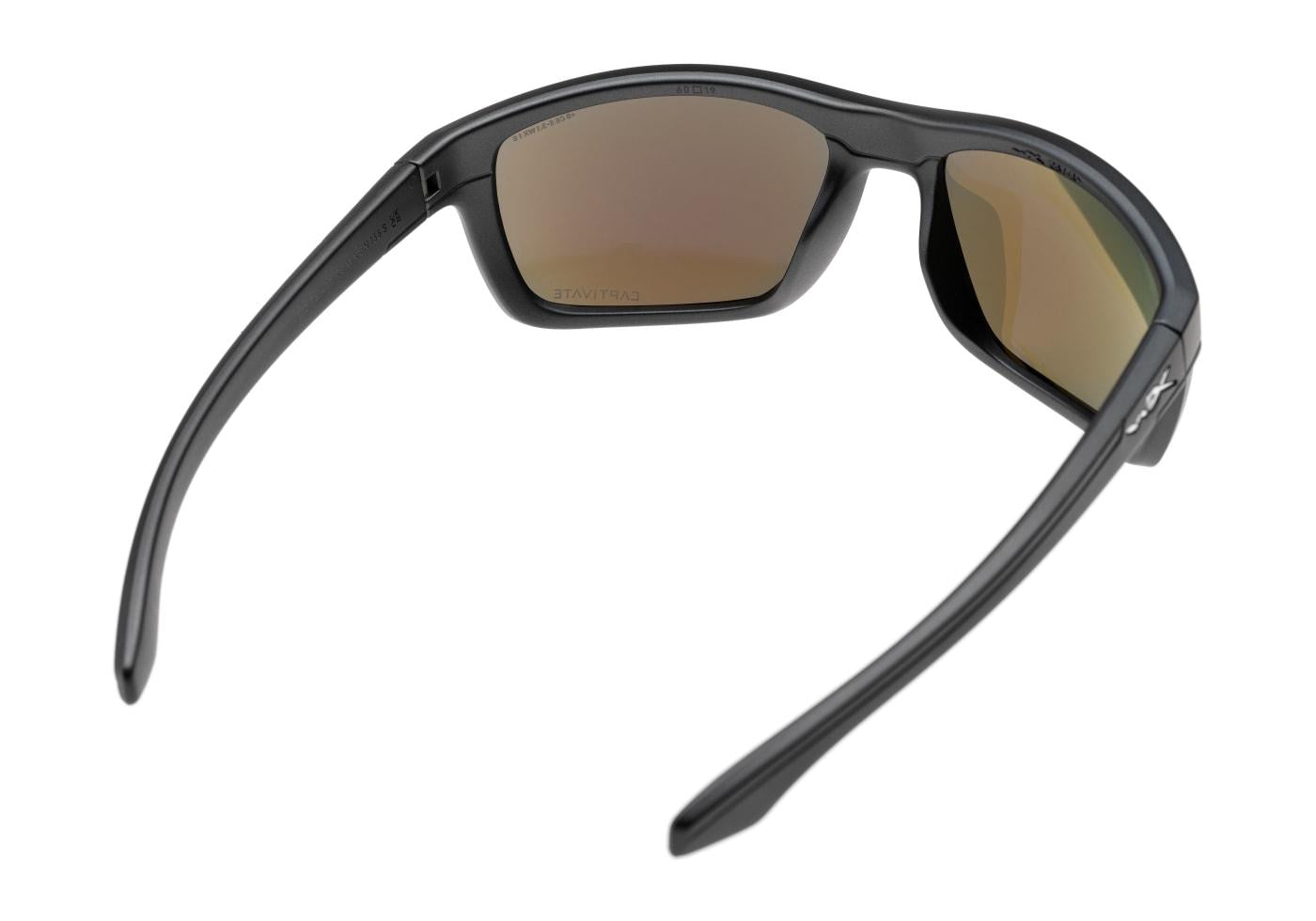 Wiley X WX Kingpin Captivate Polarized Blue Mirror Grey