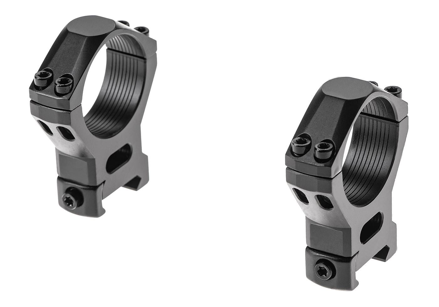 Leapers 34mm High Profile Steel Picatinny Rings Black