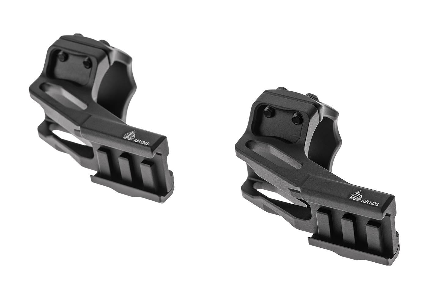 Leapers ACCU-SYNC 25.4 High Profile 37mm Offset Picatinny Scope Mount Rings Black