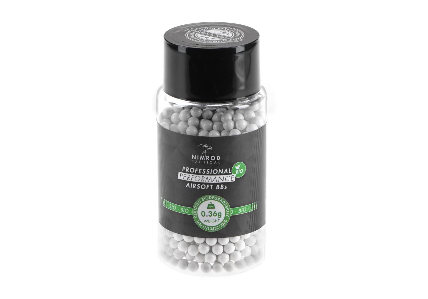 Nimrod 0.36g Bio BB Professional Performance 1000rds White 6mm