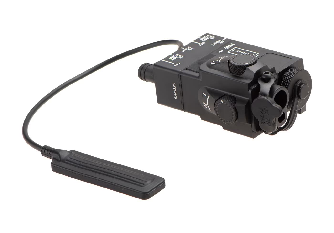 WADSN DBAL Mini Laser Module Green + IR + Green Flash + IR Flash Black