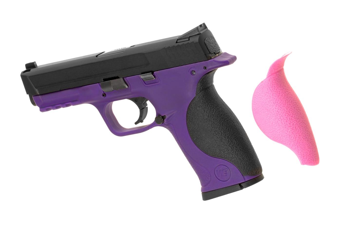 WE Big Bird Purple Frame Black Slide GBB