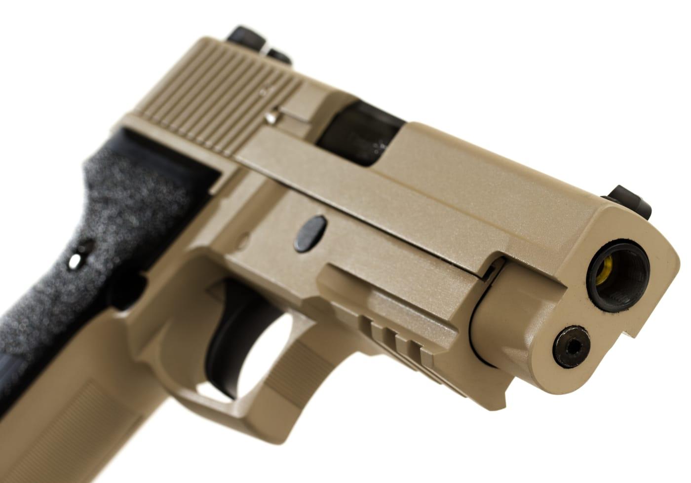 WE P226 Mk25 Navy Seals Full Metal Desert GBB Desert