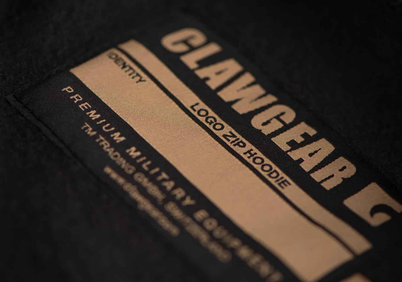Clawgear CG Logo Zip Hoodie Black