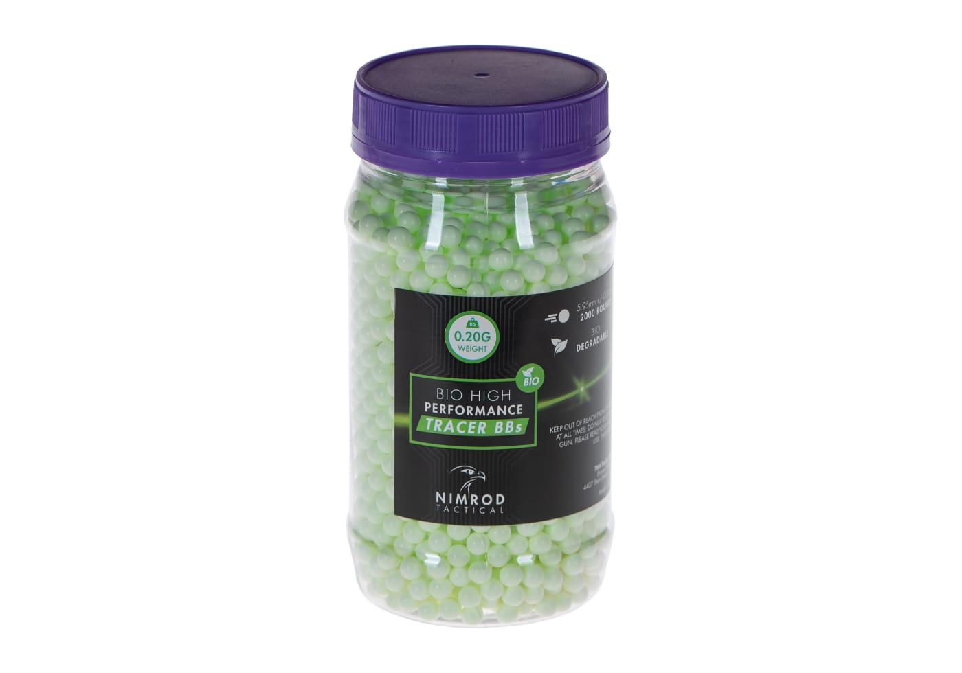 Nimrod 0.20g Bio Tracer BB Professional Performance 2000rds Green