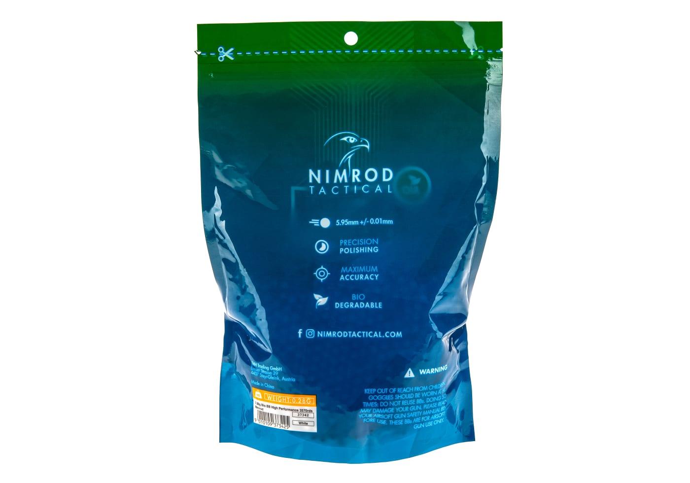 Nimrod 0.28g Bio BB High Performance 3570rds White