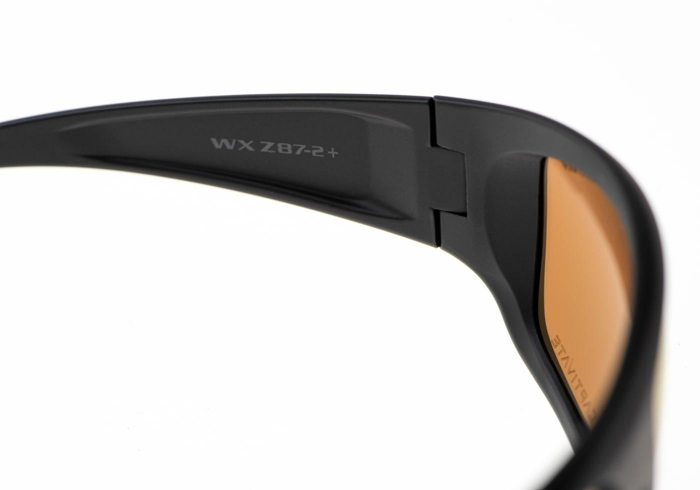 Wiley X WX Omega Captivate Polarized Bronze Mirror Black