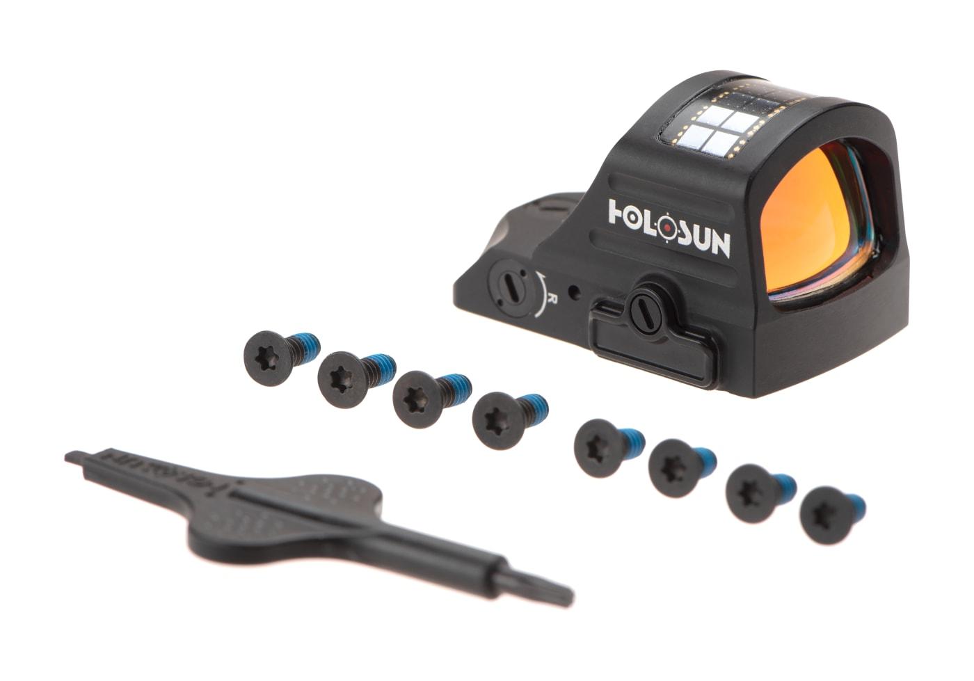 Holosun HS507C X2 Solar Red Circle Dot Sight Black