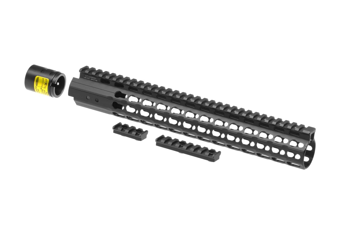 Leapers AR-15 12.9 Inch Super Slim Free Float Handguard Keymod Black