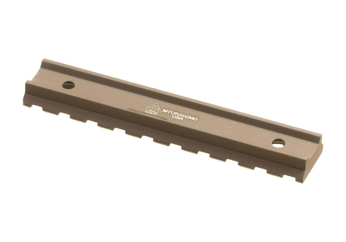 Leapers Picatinny Rail Section 10 Slots for Super Slim Handguard Dark Earth