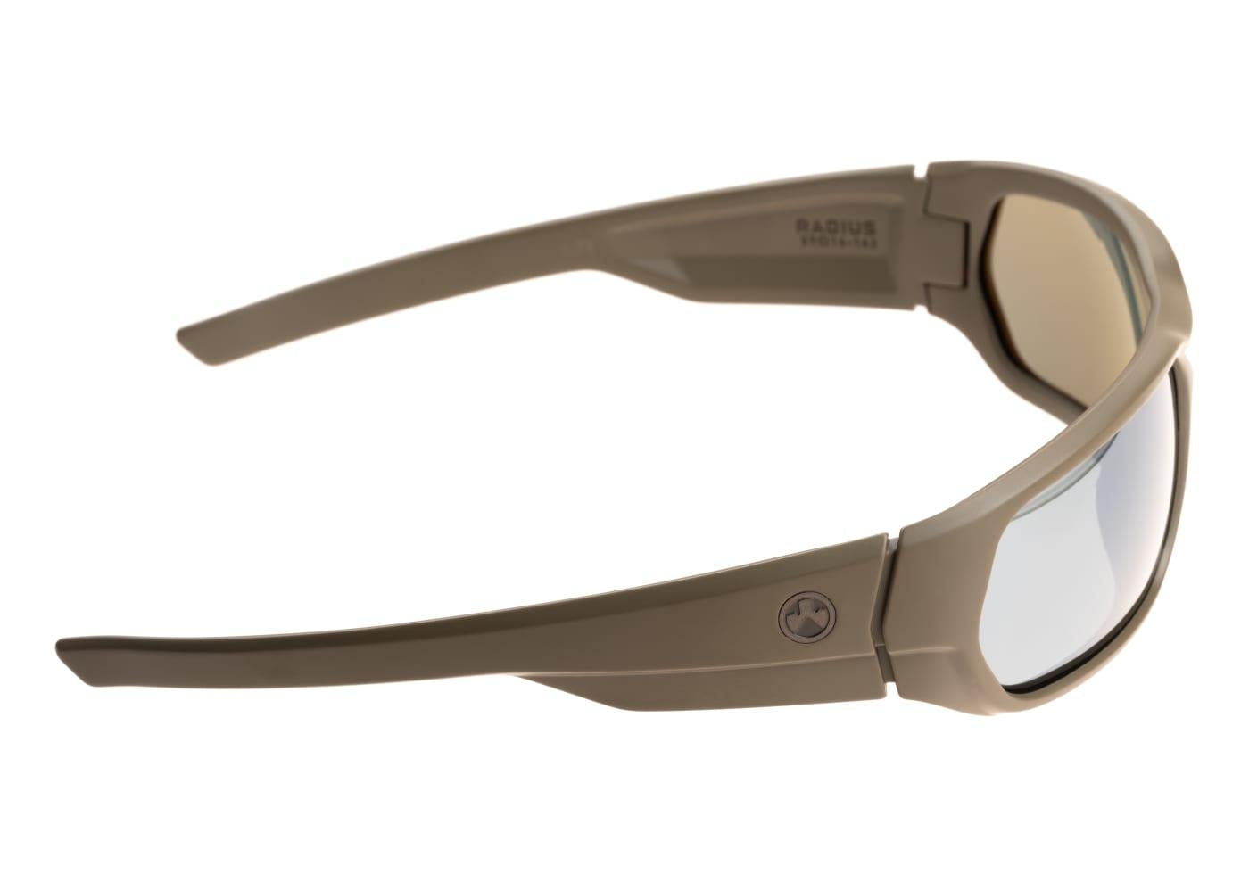 Magpul Radius - Polarized - FDE Frame / Gray Lens / Silver Mirror Black