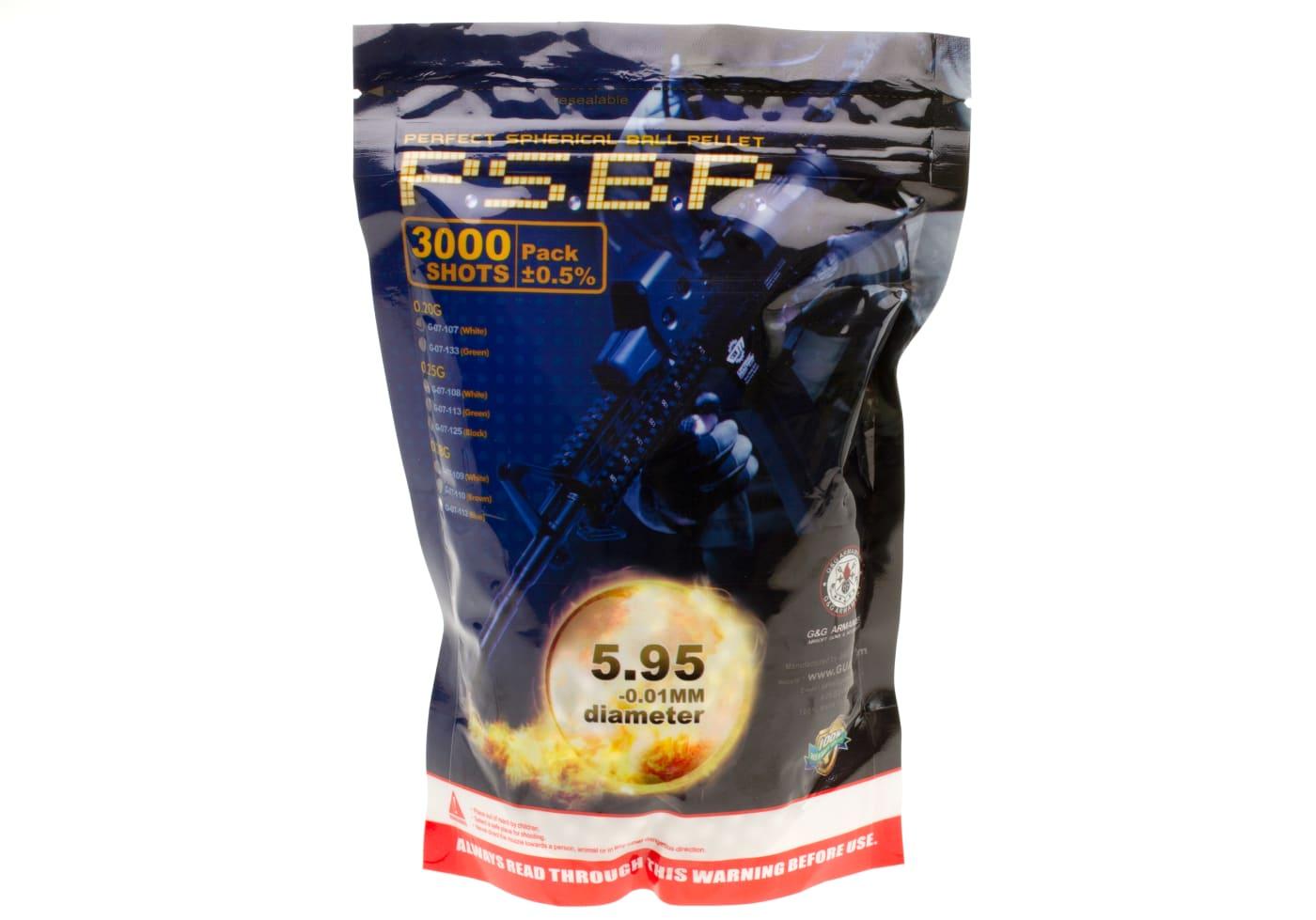 G&G 0.20g Perfect BBs 3000rds White