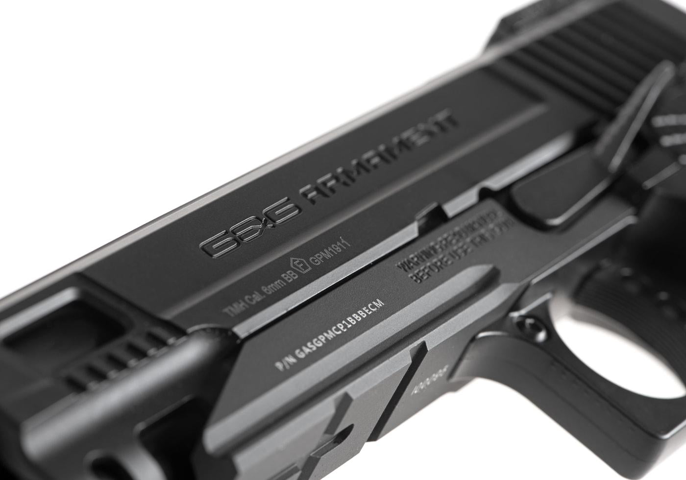 G&G GPM1911 CP MS Mk I Metal Version GBB Black