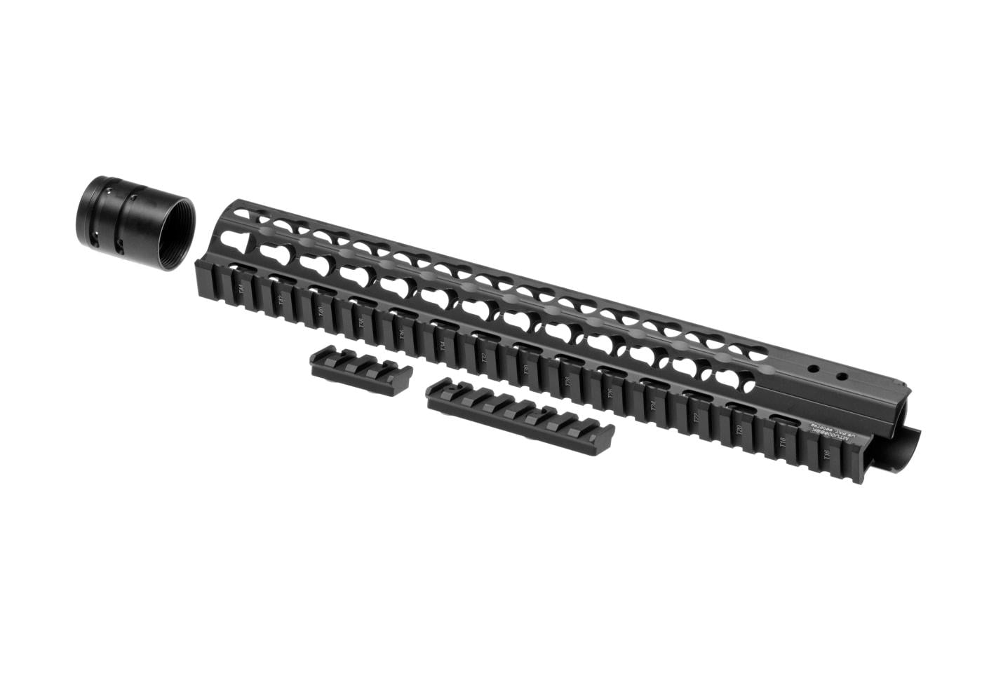 Leapers AR-15 12.9 Inch Super Slim Free Float Handguard Keymod Black