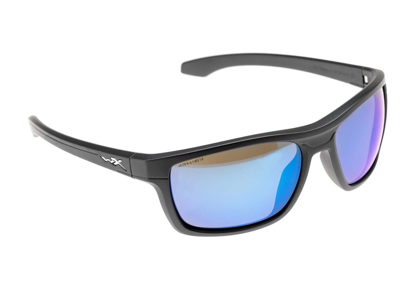 Wiley X WX Kingpin Captivate Polarized Blue Mirror Grey