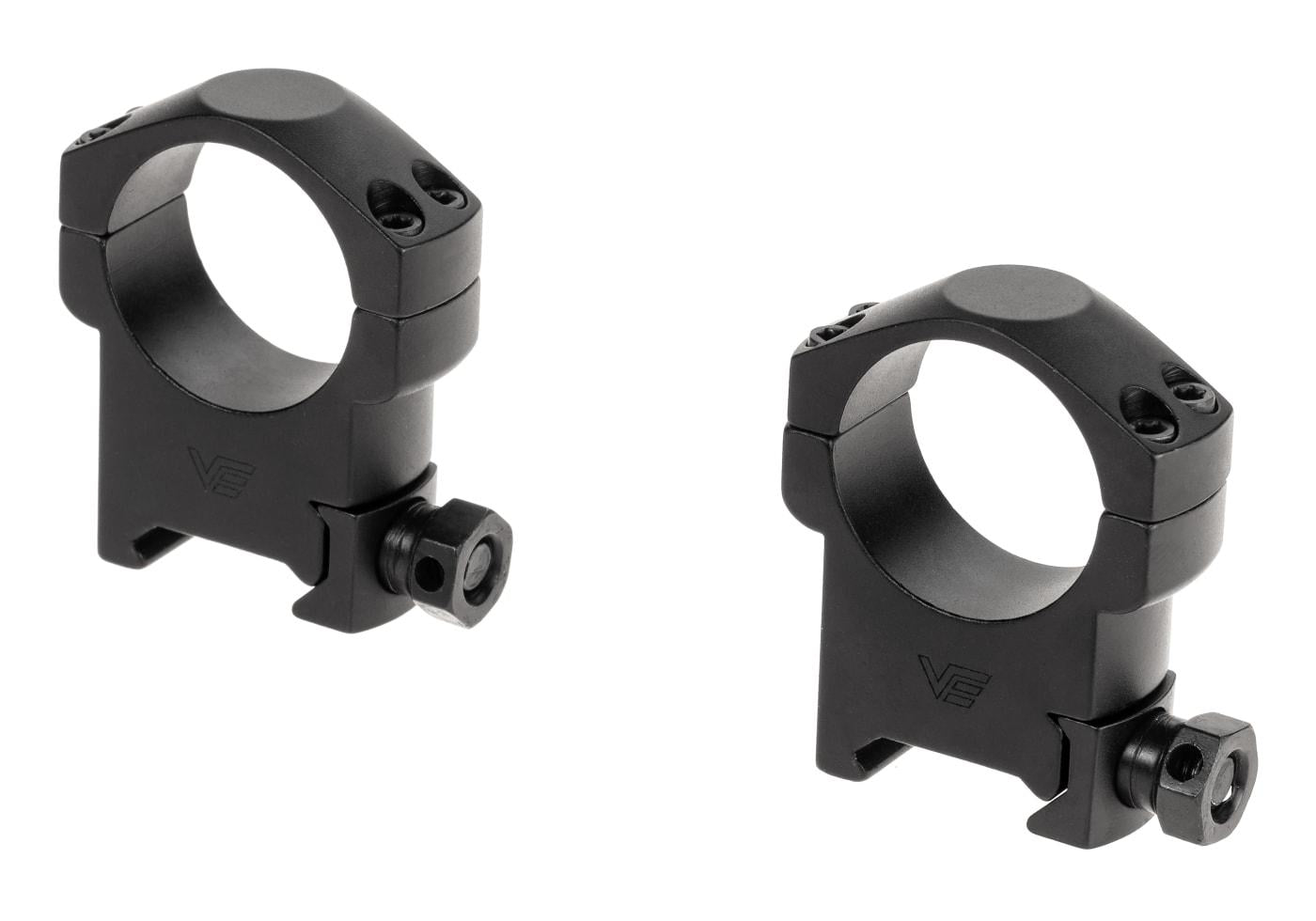 Vector Optics 30mm High Profile Weaver Rings Black