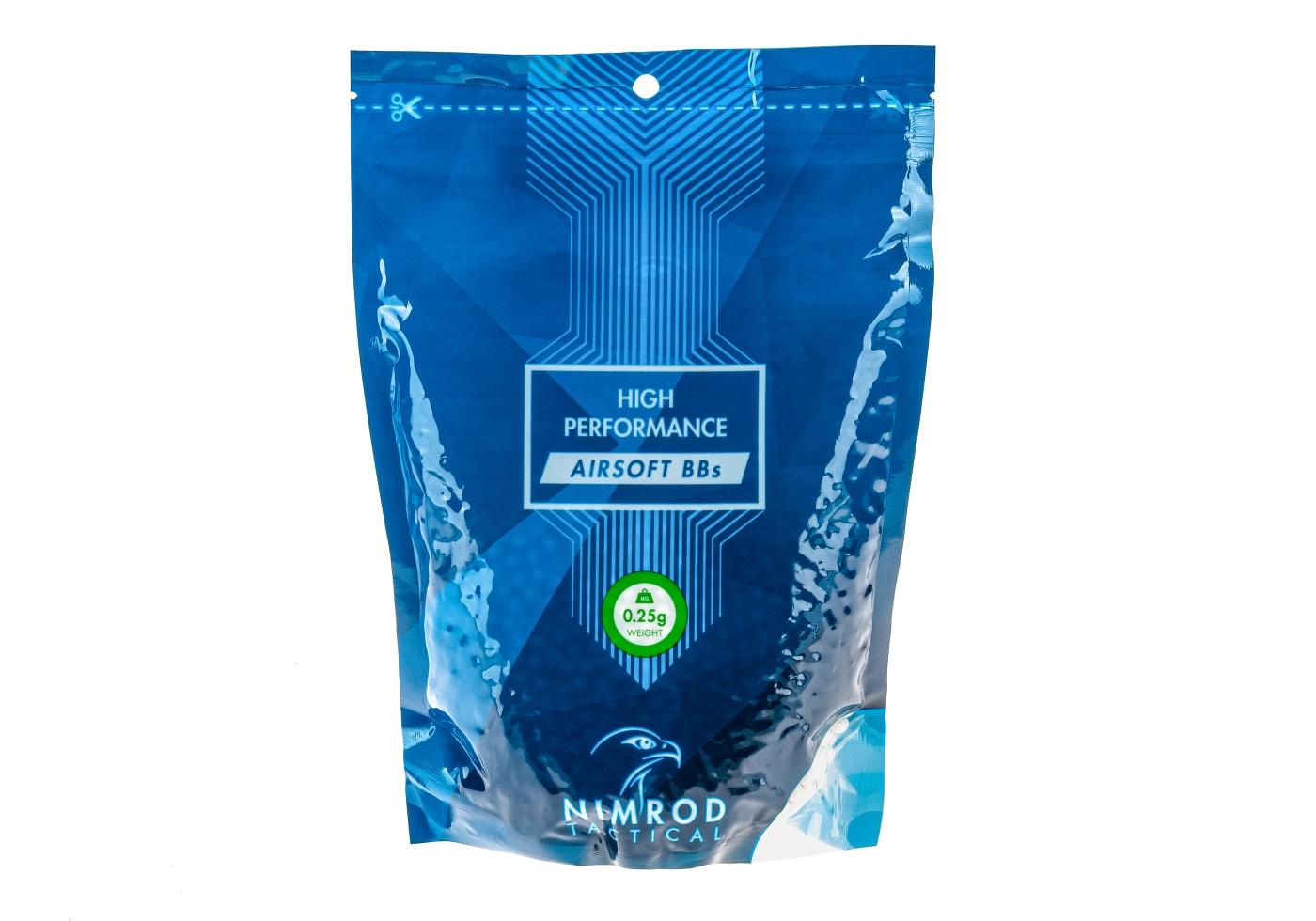 Nimrod 0.25g BB High Performance 4000rds White