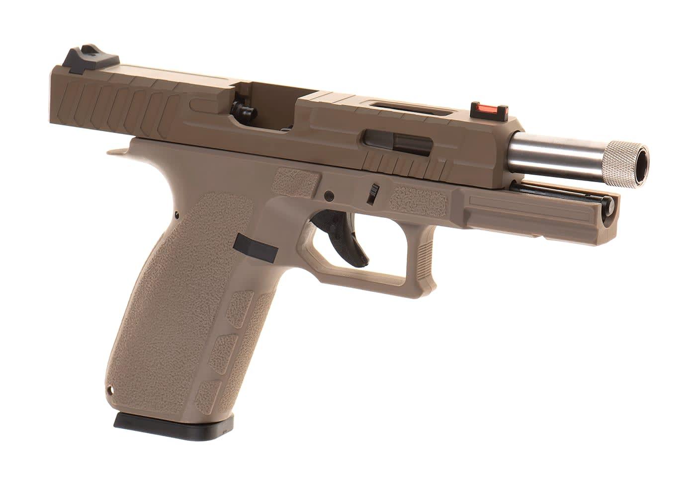 KJW KP-13F TBC Full Auto Metal Version GBB Pistol Tan