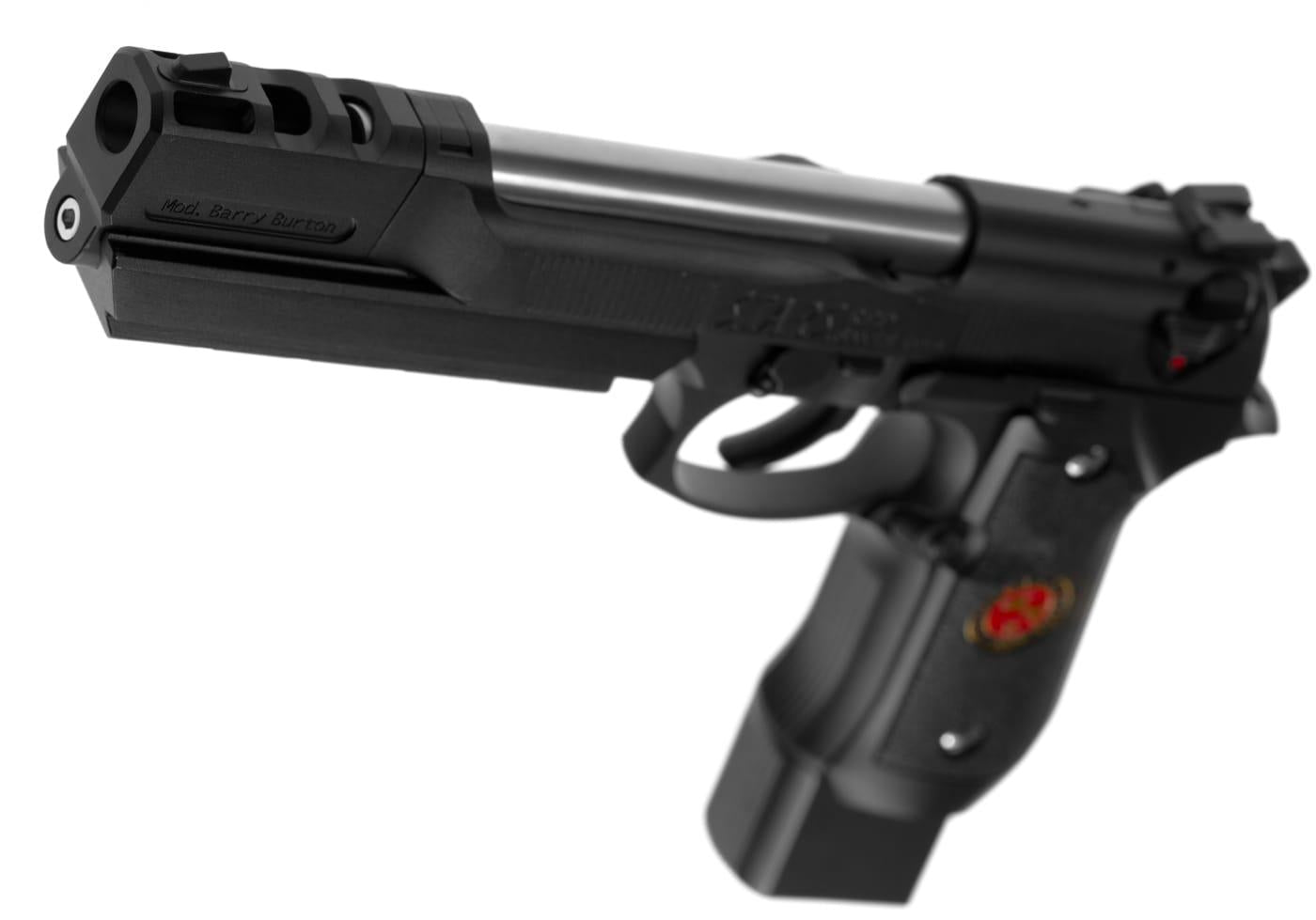 WE M92 Biohazard Extended Full Metal GBB Black