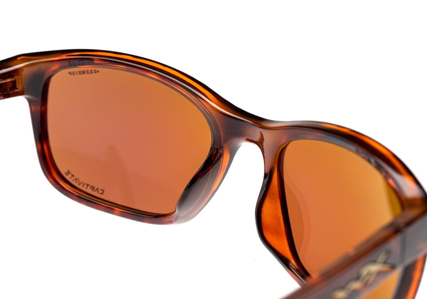 Wiley X WX Helix Captivate Polarized Green Mirror Brown