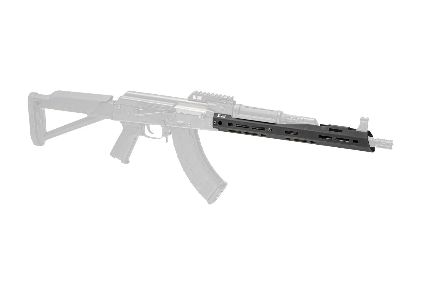 Clawgear AK47 Long Slick Handguard M-LOK Black