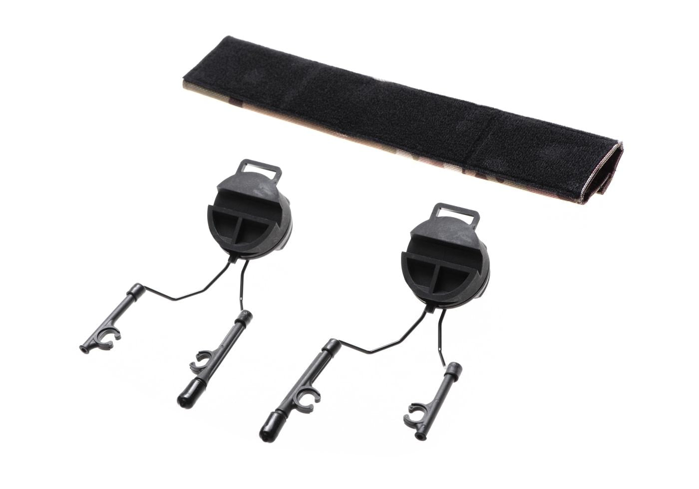 Z-Tactical Tactical Helmet Rail Adapter Set for Comtac I&II Black