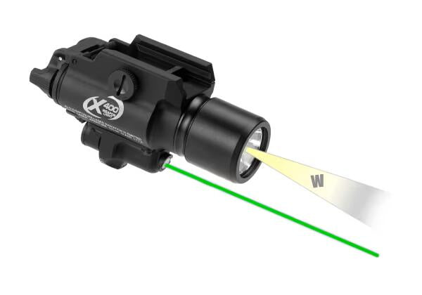 WADSN X400 Pistol Light / Laser Module Green Black
