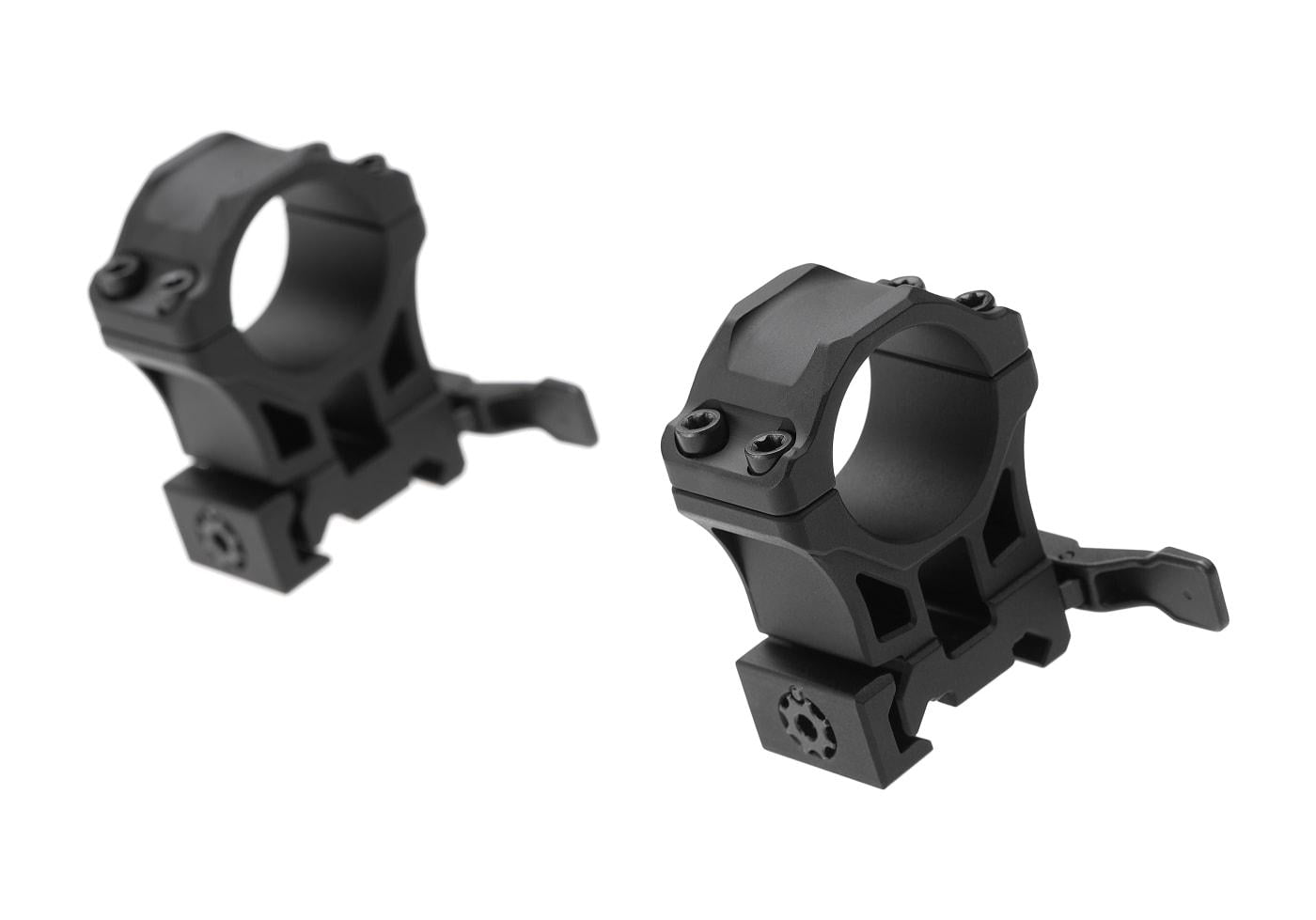Leapers Accu-Sync QR 25.4mm High Profile Rings Black Scope Mounts