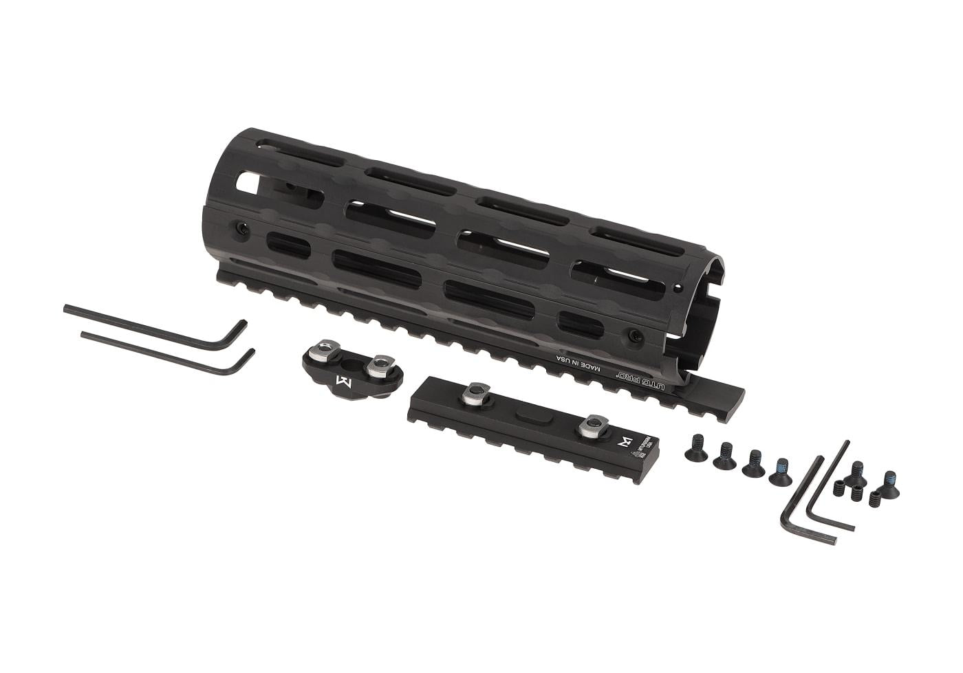Leapers AR-15 7.2 Inch Super Slim Drop In Handguard M-LOK Black