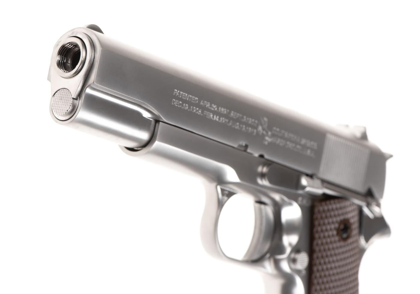 WE Colt M1911 Full Metal GBB Silver