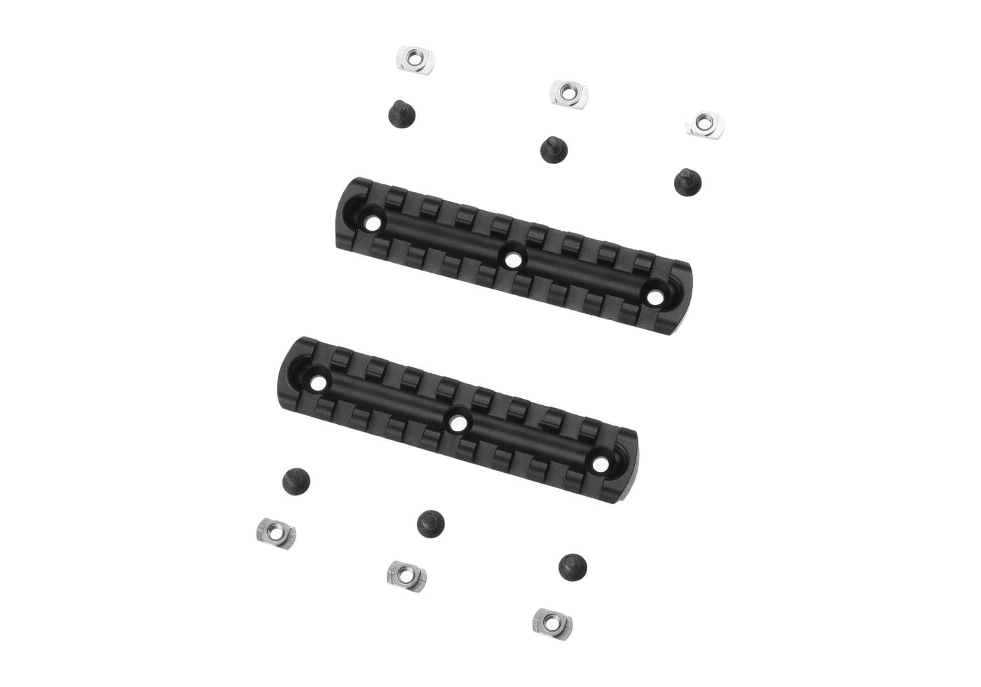 Ares 4 Inch M-LOK Rail 2-Pack Black