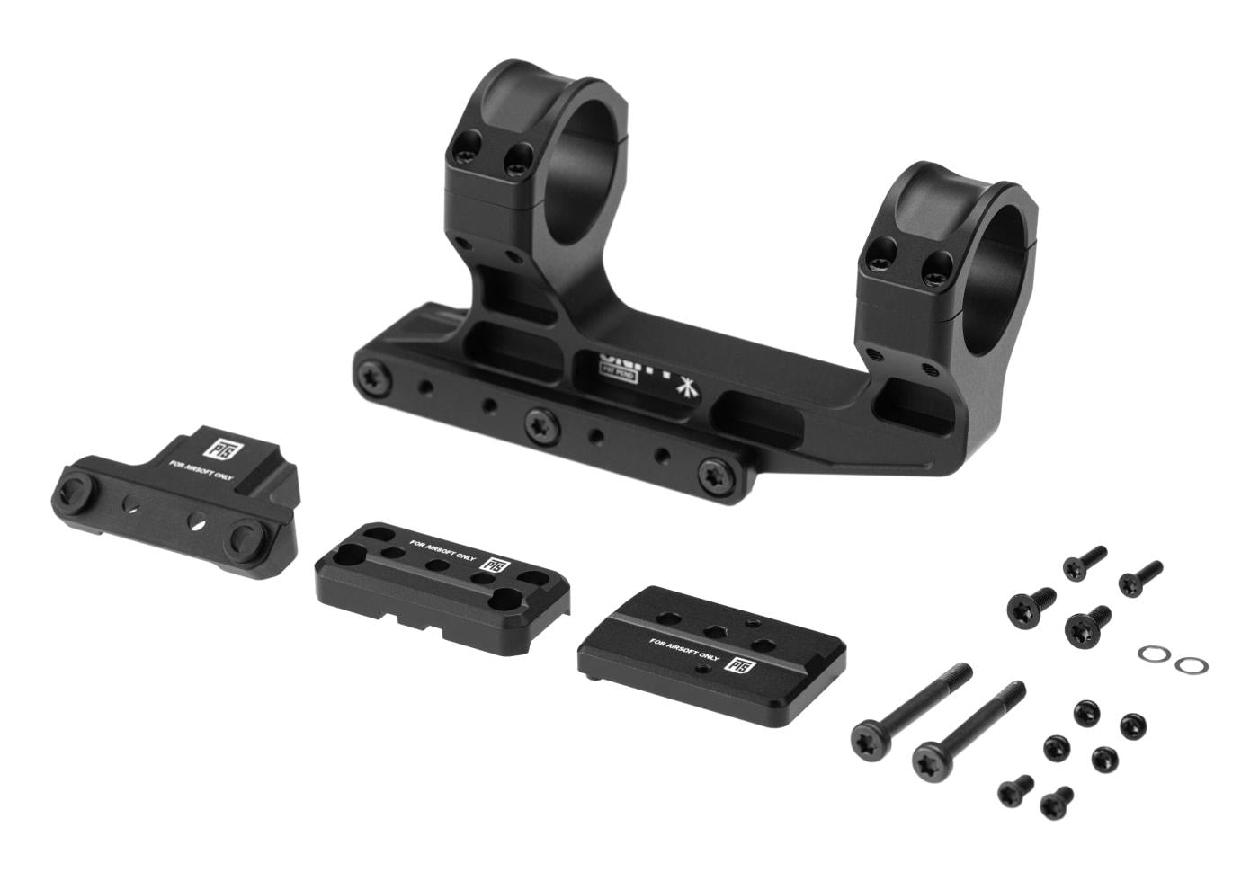 PTS Syndicate Unity Tactical FAST LPVO Optics Mount Set Black