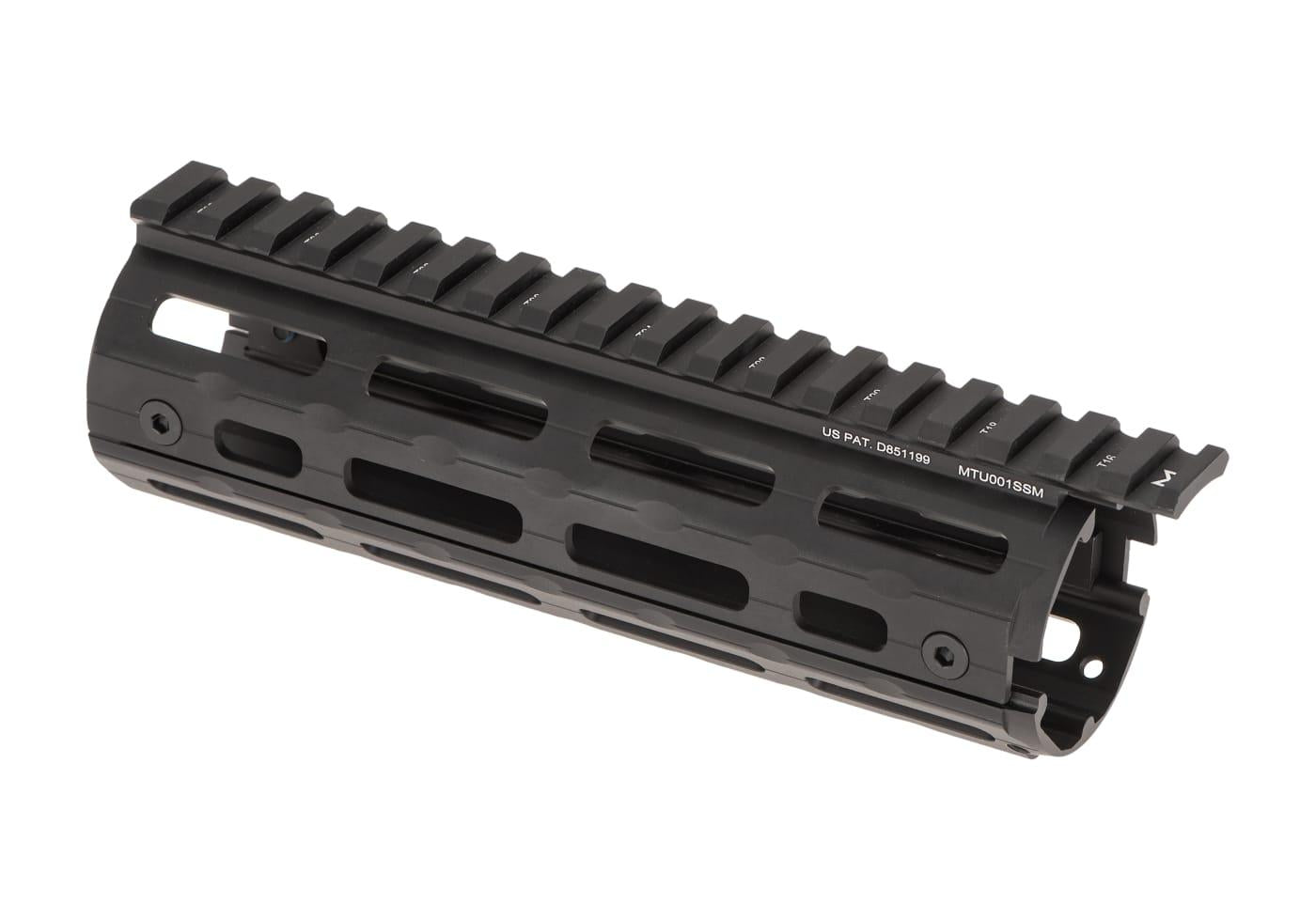 Leapers AR-15 7.2 Inch Super Slim Drop In Handguard M-LOK Black