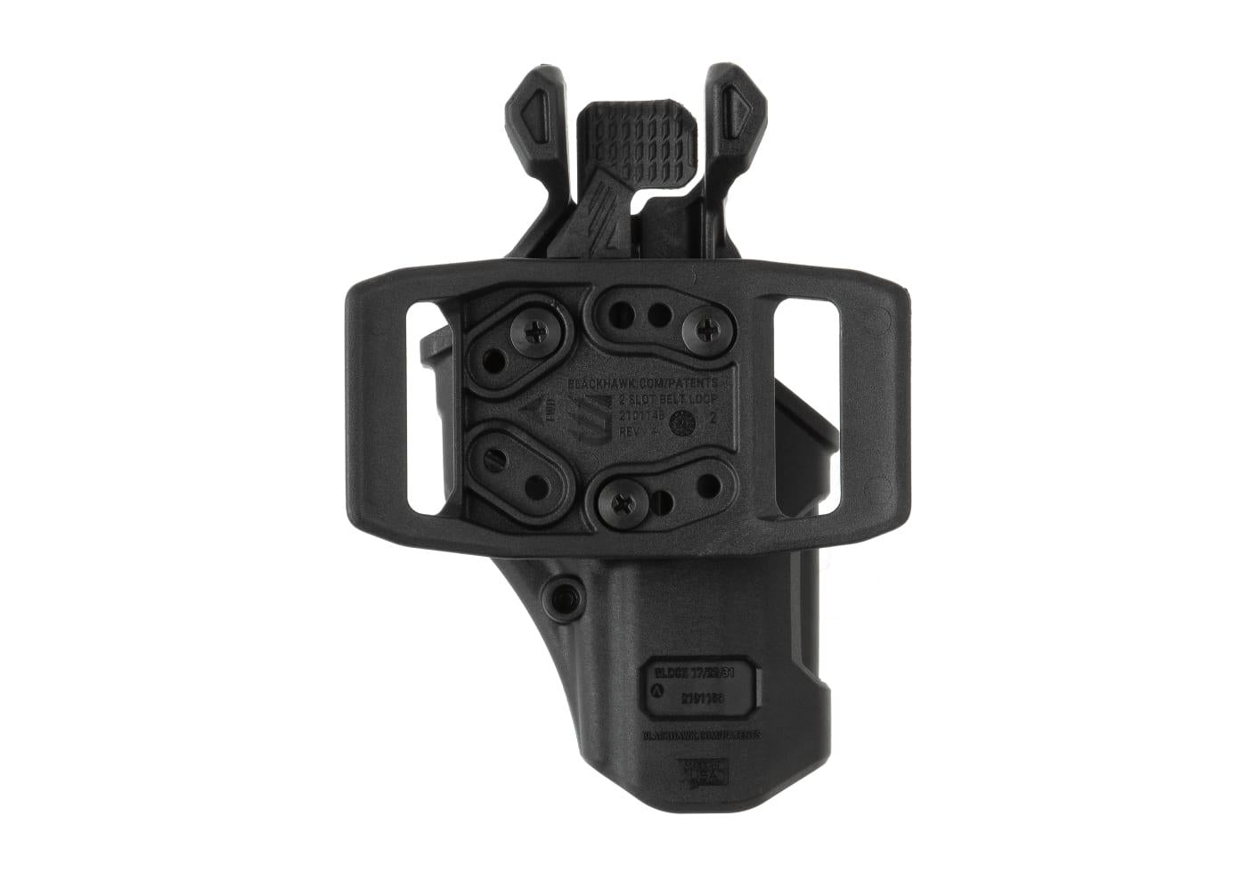 Blackhawk T-Series L2C Concealment Holster für Glock 17/22/31/35/41/47 Left Black